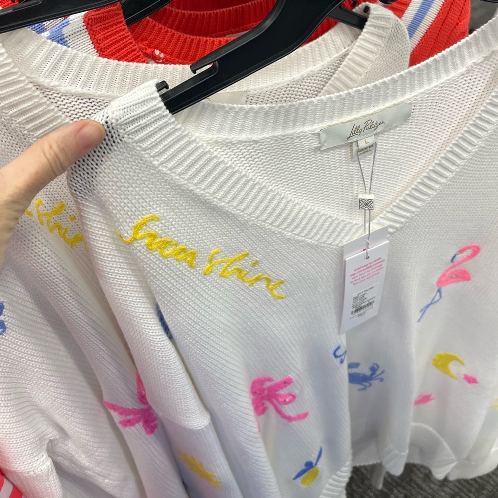 Lilly Pulitzer flamingo sweater